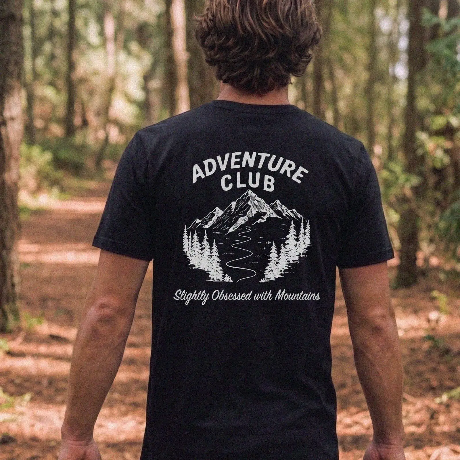 Outdoor Adventure Club - T-shirt de randonnée en montagne Adventure