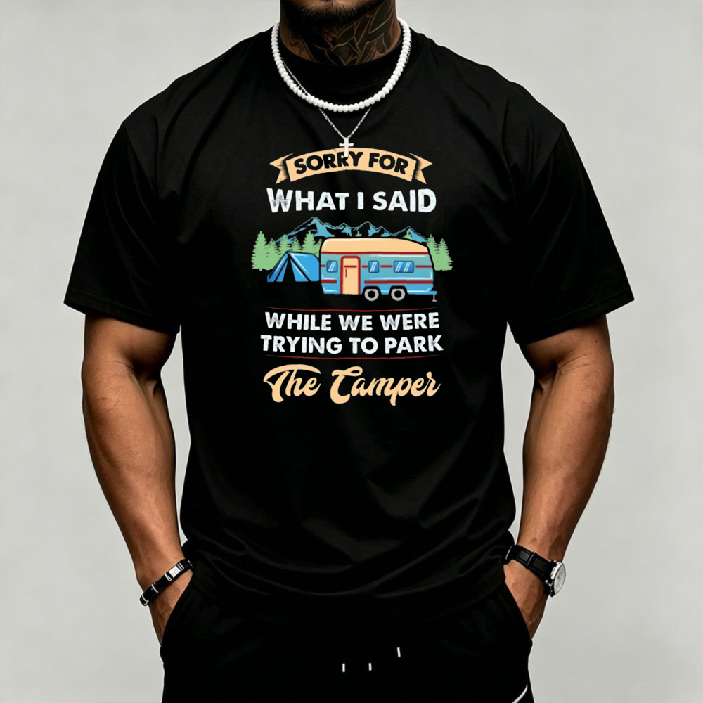 Outdoor Adventure Quotes Short - T-shirt pour homme avec impression graphique