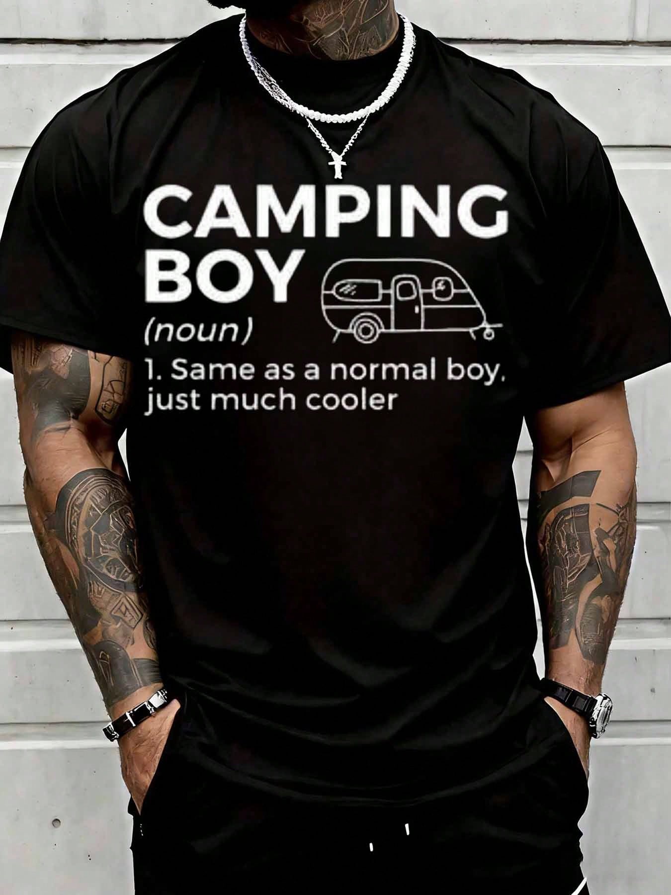 Outdoor Adventure Boys - T-shirt graphique drôle 