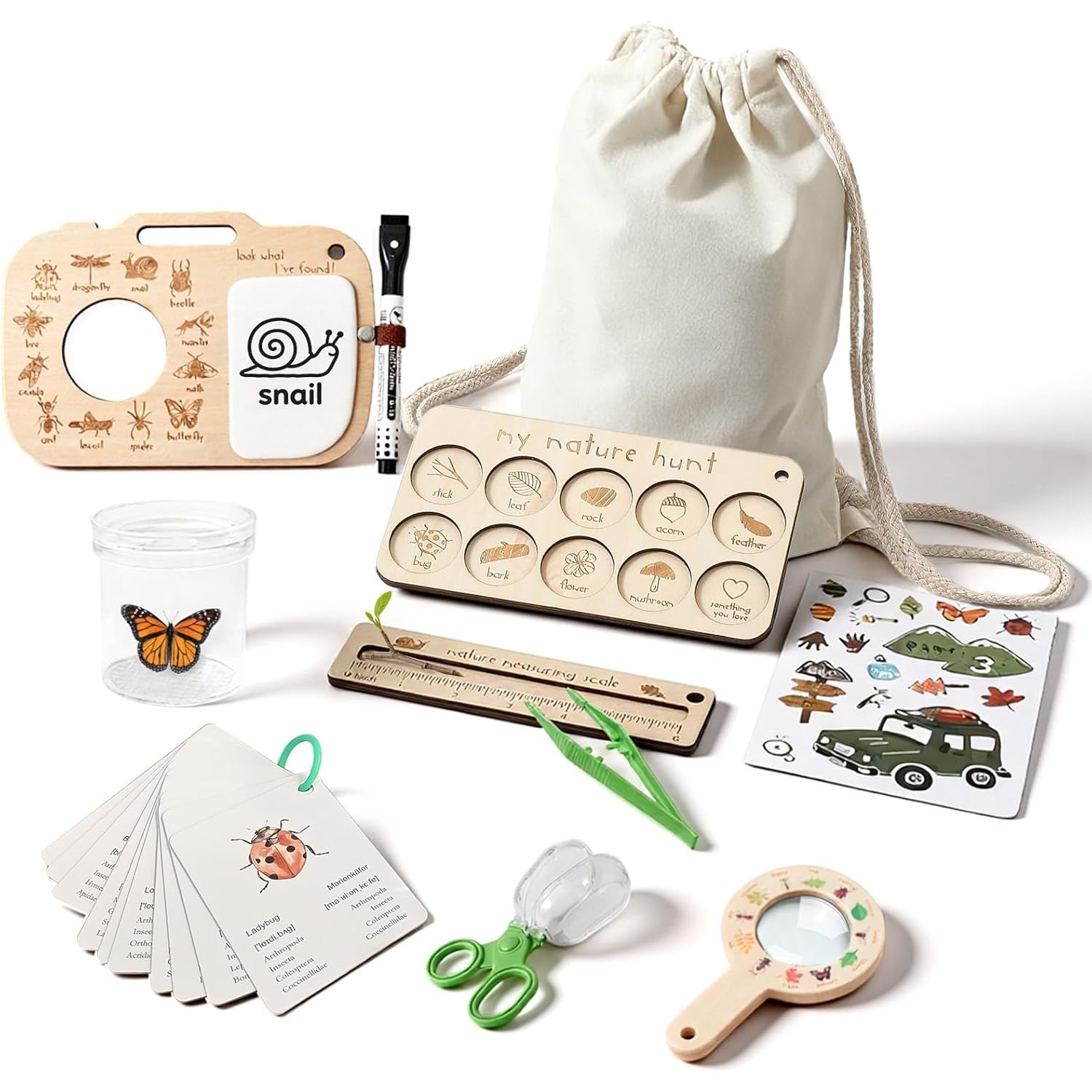 Outdoor Adventure Boys - Kit de capture d'insectes pour enfants