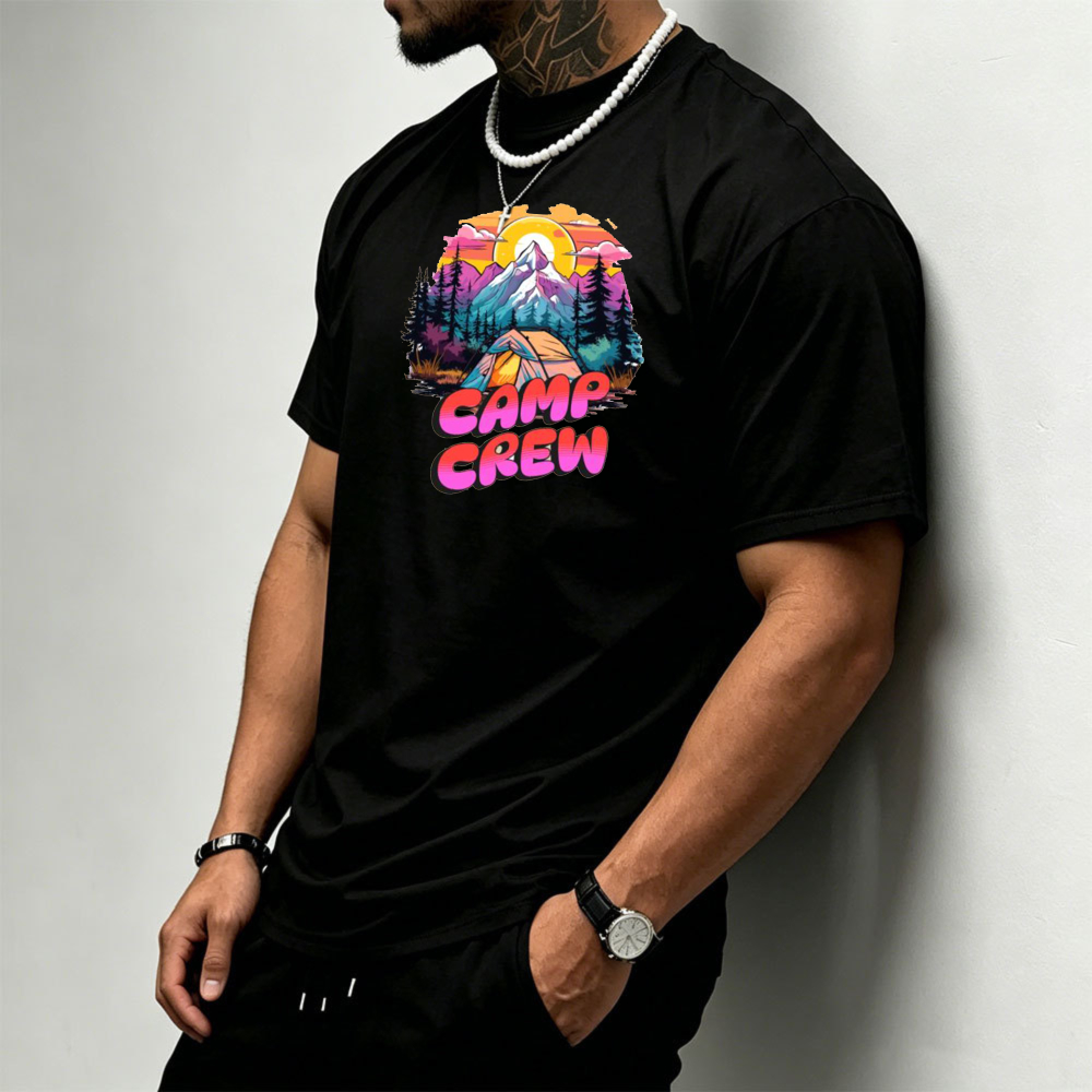 T-shirt pour homme avec motif  - Outdoor Adventure Quotes Short avis et prix