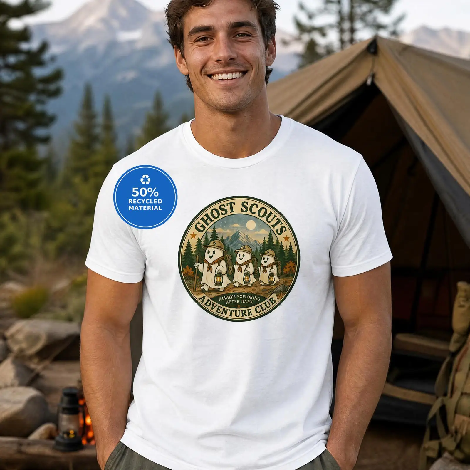 T-shirt Ghost Scouts Adventure - Outdoor Adventure Club avis et prix