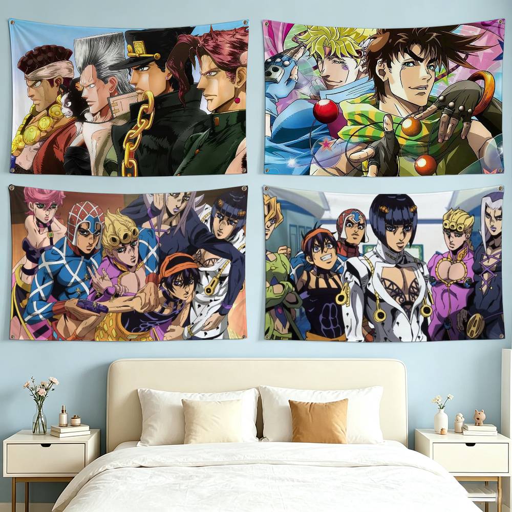 Drapeau JoJo's Bizarre Adventu - Outdoor Adventure Club avis et prix