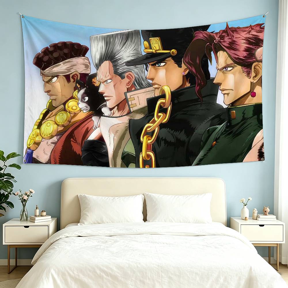 Drapeau JoJo's Bizarre Adventu - Outdoor Adventure Club avis et prix