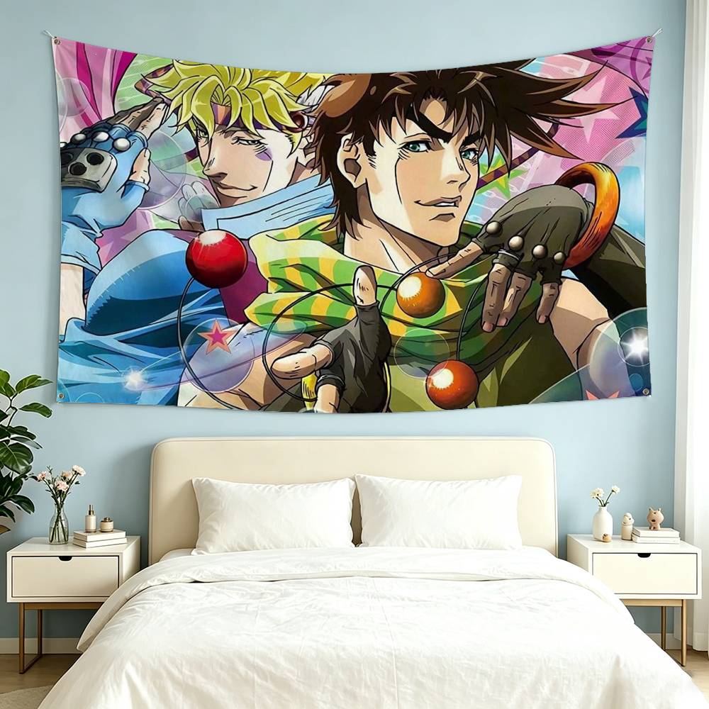 Drapeau JoJo's Bizarre Adventu - Outdoor Adventure Club avis et prix