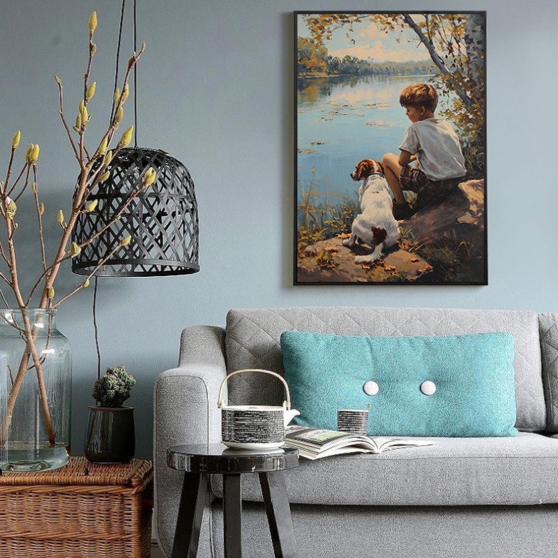Affiche d'art Vintage pour cha - Outdoor Adventure Boys avis et prix