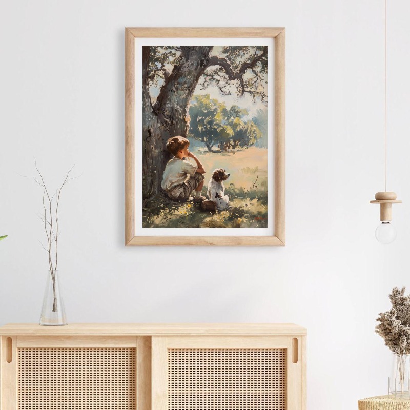 Affiche d'art Vintage pour cha - Outdoor Adventure Boys avis et prix