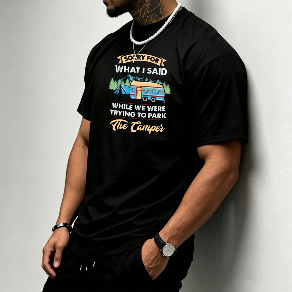 T-shirt pour homme avec impres - Outdoor Adventure Quotes Short avis et prix
