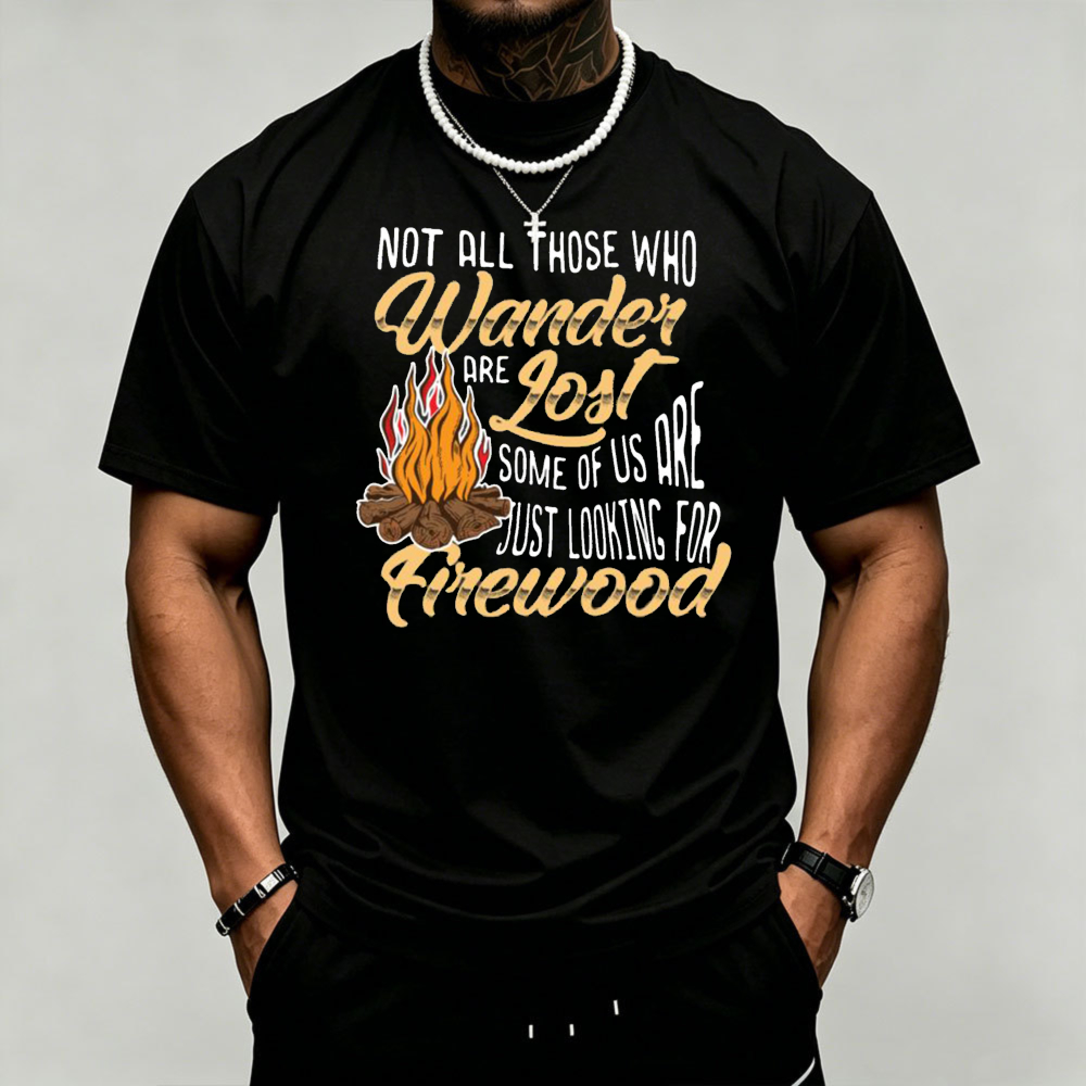 T-shirt pour homme avec impres - Outdoor Adventure Quotes Short avis et prix