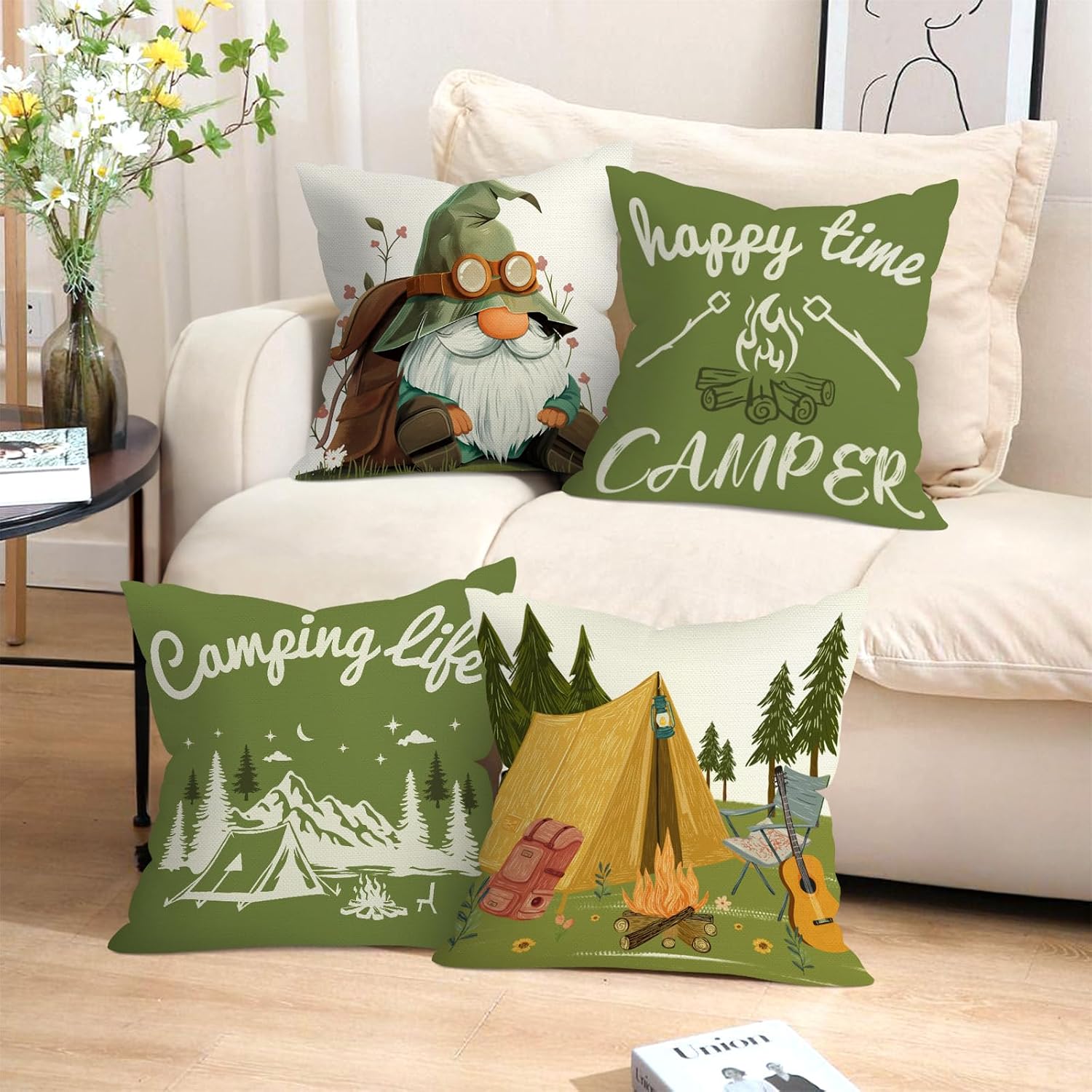 Lot de 4 coussins décoratifs p - Outdoor Adventure Group avis et prix