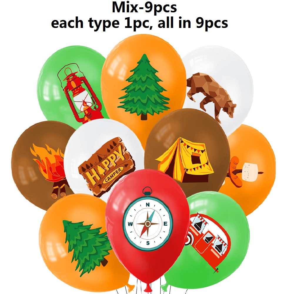 Ballons de Camping heureux 9 p - Outdoor Adventure Boys avis et prix