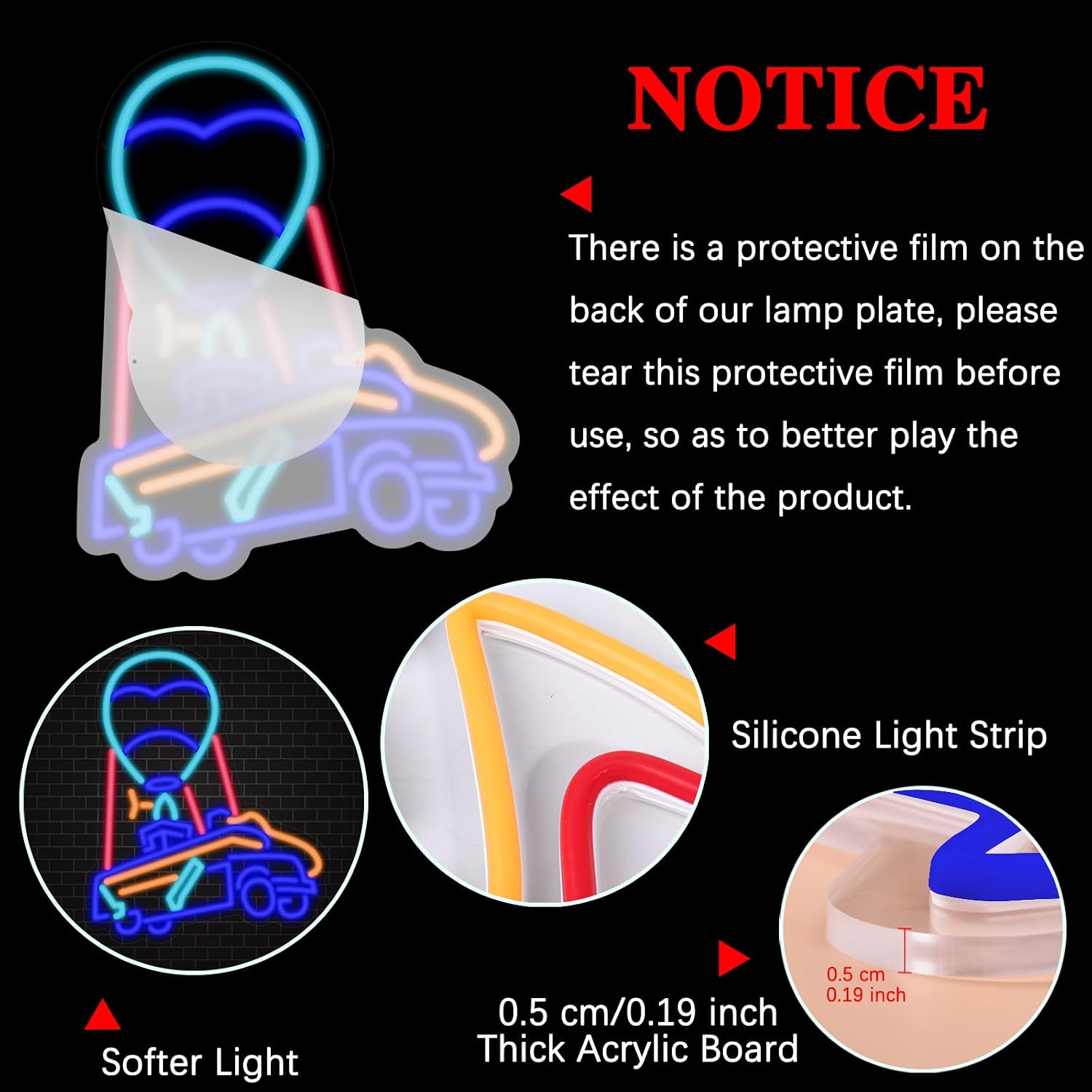 Enseigne néon LED USB en forme - Outdoor Adventure Club avis et prix