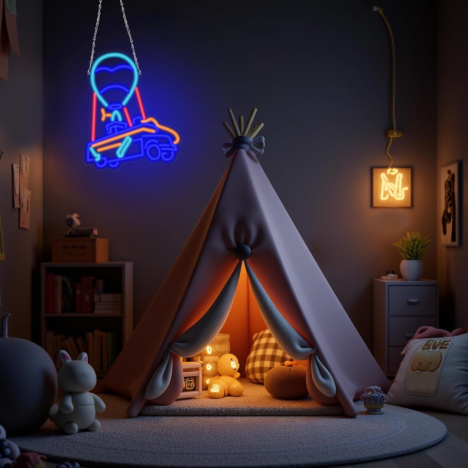 Enseigne néon LED USB en forme - Outdoor Adventure Club avis et prix