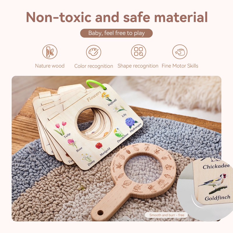 Loupe en bois Montessori pour  - Outdoor Adventure Toys avis et prix
